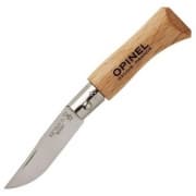 Нож Opinel №2, нержавеющая сталь, рукоять из бука