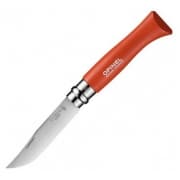 Нож Opinel №8 Trekking, нержавеющая сталь, красный
