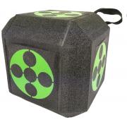 Щит - стрелоулавливатель "Куб Многогранник" зеленый 23x23x23