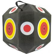 Щит - стрелоулавливатель «Куб Многогранник» красный 38x38x38